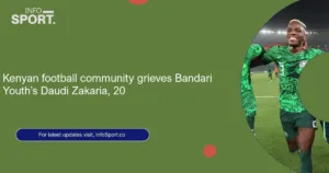 Kenyan football community grieves Bandari Youth’s Daudi Zakaria, 20