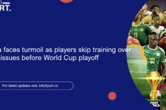 Nigeria faces turmoil as players skip training over bonus issues before World Cup playoff