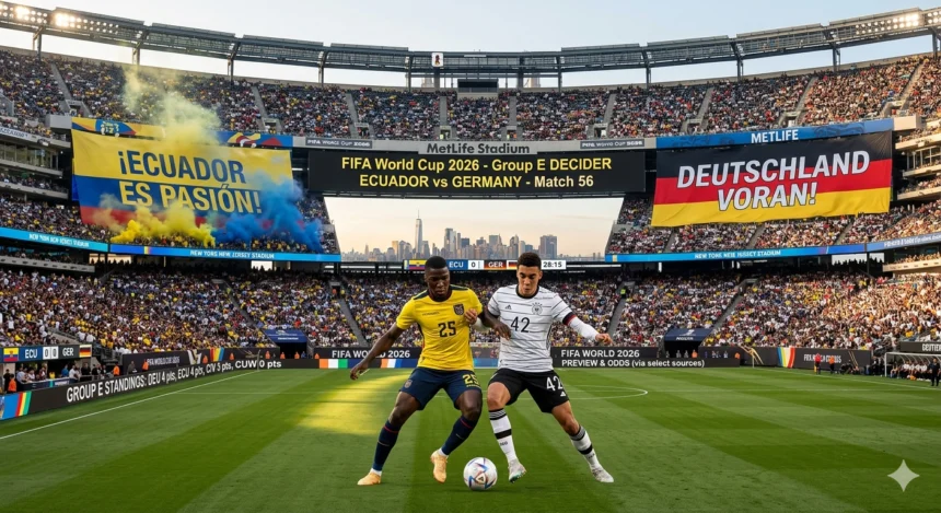 Ecuador vs Germany World Cup 2026 Group E Decider Preview & Odds