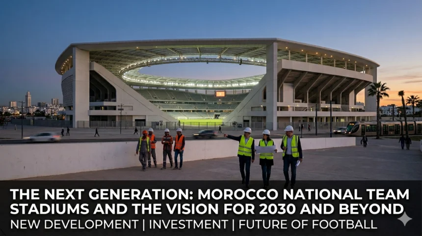 Morocco Atlas Lions stadiums vision 2030 World Cup Hassan II Casablanca 115000 capacity Grand Stadium Tangier 90000 Prince Moulay Abdellah Rabat 68700