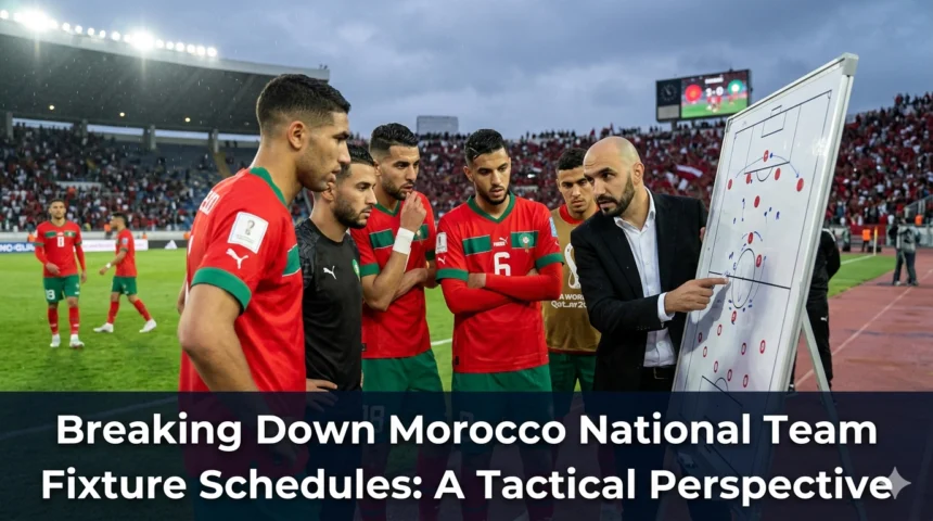 Morocco Atlas Lions fixture schedule tactical analysis 4-3-3 formation defensive organization 2026 World Cup Group C