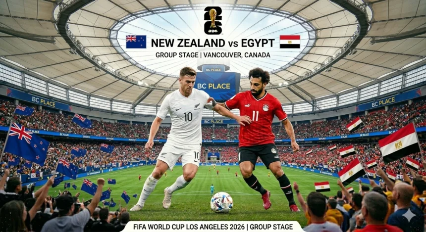 New Zealand vs Egypt World Cup 2026: Group G Preview & Prediction