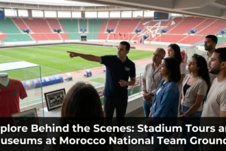 Stadium tours museums Morocco Atlas Lions grounds Moroccan Football Museum Sale Mohammed VI Complex 2100 m2 AFCON 2022 World Cup