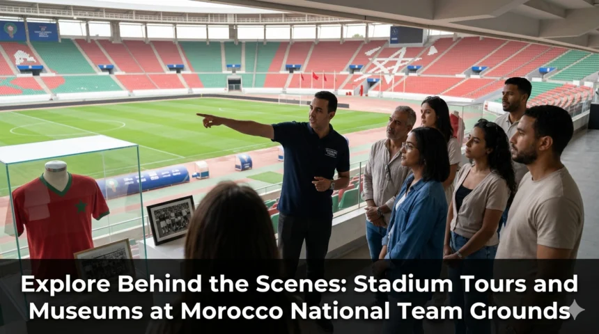 Stadium tours museums Morocco Atlas Lions grounds Moroccan Football Museum Sale Mohammed VI Complex 2100 m2 AFCON 2022 World Cup