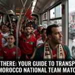 Transportation guide Morocco national team matches ONCF 250000 fans AFCON 2025 Al Boraq high-speed train Prince Moulay Abdellah stadium Rabat