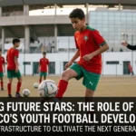 Nurturing future stars Morocco Atl Lions stadiums youth football development Mohammed VI Football Academy 17 hectares U20 World Cup 2025