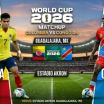 Colombia vs DR Congo World Cup 2026 Group K Preview & Broadcast Info