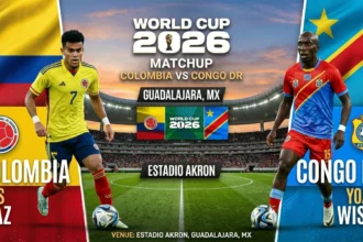 Colombia vs DR Congo World Cup 2026 Group K Preview & Broadcast Info