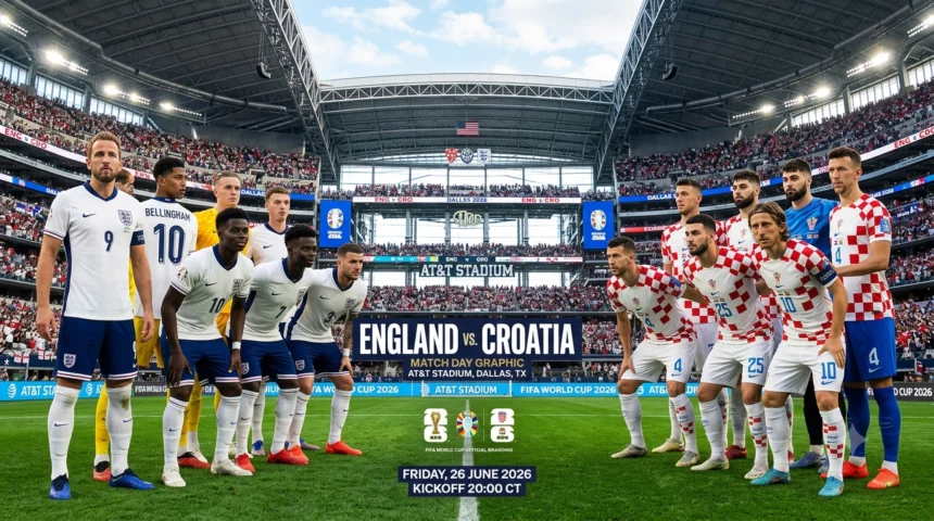England vs Croatia World Cup 2026 Preview, Prediction & TV Channels