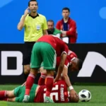 Morocco national team medical staff monitoring players during training and recovery sessions, highlighting the importance of fitness and injury management within the squad.