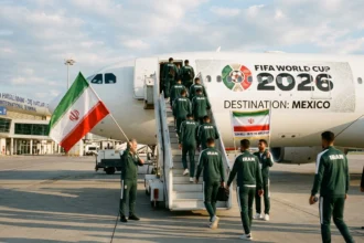 Iran national team players facing travel and visa uncertainty ahead of the 2026 FIFA World Cup, highlighting the intersection of international politics and global football.