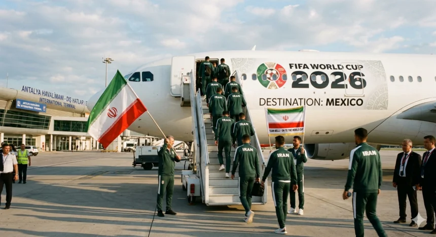 Iran national team players facing travel and visa uncertainty ahead of the 2026 FIFA World Cup, highlighting the intersection of international politics and global football.