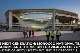 Morocco Atlas Lions stadiums vision 2030 World Cup Hassan II Casablanca 115000 capacity Grand Stadium Tangier 90000 Prince Moulay Abdellah Rabat 68700