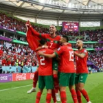 Morocco goalkeeper Yassine Bounou saves Crysencio Summerville's penalty to send Morocco to the 2026 FIFA World Cup Round of 16