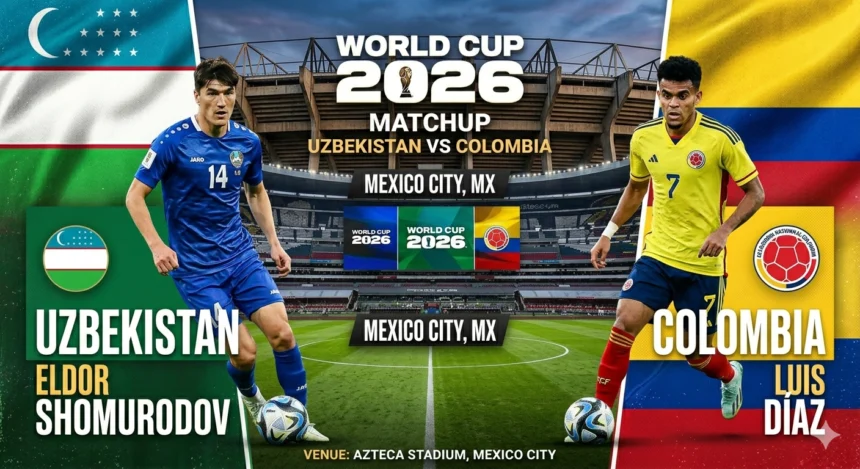 Uzbekistan vs Colombia World Cup 2026 Group K Preview & Prediction