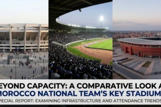 Beyond capacity Morocco Atlas Lions key stadiums comparison Hassan II 115000 Ibn Batouta 75600 Prince Moulay Abdellah 68700