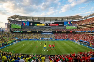 Brazil vs Morocco Group C match at MetLife Stadium, FIFA World Cup 2026, June 13