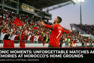 Iconic moments unforgettable matches Morocco home grounds Prince Moulay Abdellah Stadium Rabat AFCON 2025 final Morocco Senegal 2-0 66526 fans