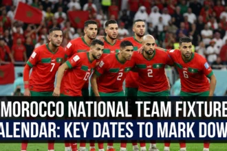 Morocco Atlas Lions fixture calendar key dates 2026 World Cup June 13 Brazil 19 Scotland 24 Haiti friendly matches