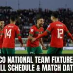 Morocco Atlas Lions fixtures 2024 full schedule match dates Africa Cup Jan Sierra Leone Angola Mauritania Tanzania Congo DR Zambia