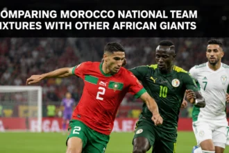 Morocco Atlas Lions fixtures compared to African giants Egypt Senegal Nigeria Ivory Coast 2026 World Cup schedule head-to-head records Africa football