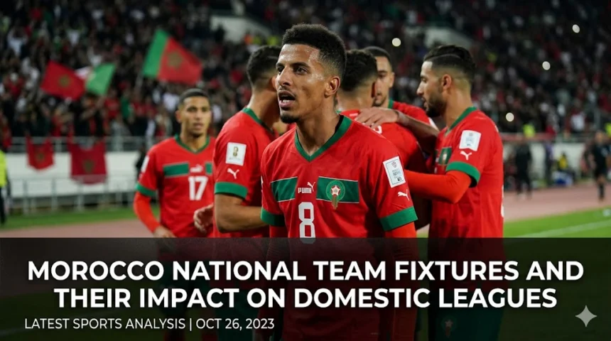 Morocco Atlas Lions fixtures impact domestic leagues Botola Pro Wydad AC Raja Casablanca 19 consecutive wins 2026 World Cup