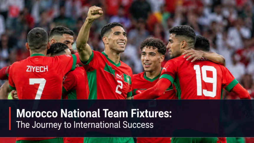 Morocco Atlas Lions national team journey international success 2026 World Cup fixtures World Cup semifinals 2022 Qatar football history trophies