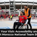 Planning visit accessibility special needs Morocco national team stadiums wheelchair seating elevators ramps Prince Moulay Abdellah 650 seats AFCON 2025
