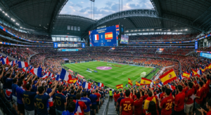 France vs Spain World Cup 2026 semifinal at AT&T Stadium Arlington ahead of July 14 kickoff