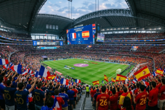 France vs Spain World Cup 2026 semifinal at AT&T Stadium Arlington ahead of July 14 kickoff