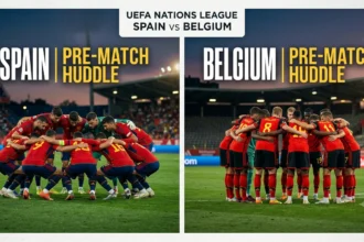 Spain vs Belgium World Cup 2026 quarterfinal at SoFi Stadium, Los Angeles, July 10 kickoff
