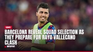 barcelona reveal squad selection as they prepare for rayo vallecano clash — news card