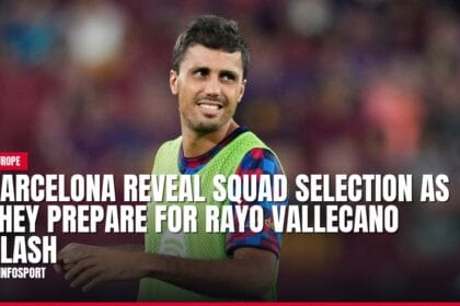 barcelona reveal squad selection as they prepare for rayo vallecano clash — news card