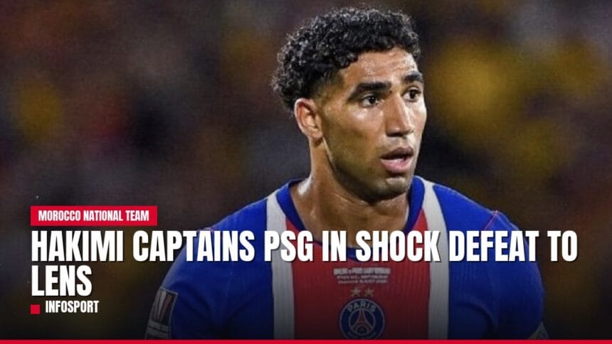 hakimi captains psg in shock defeat to lens — news card