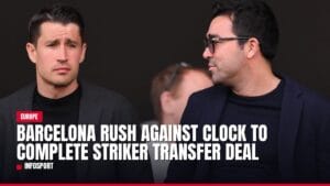 barcelona rush against clock to complete striker transfer deal — news card
