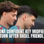 barcelona confident key midfielders will return after basel friendly rest — news card