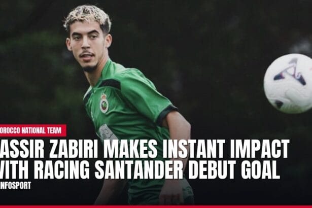 yassir zabiri makes instant impact with racing santander debut goal — news card