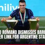 fabrizio romano dismisses barcelona transfer link for argentine star — news card