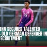 barcelona secures talented 16 year old german defender in major youth recruitment — news card