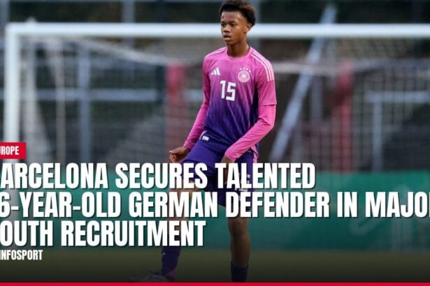 barcelona secures talented 16 year old german defender in major youth recruitment — news card