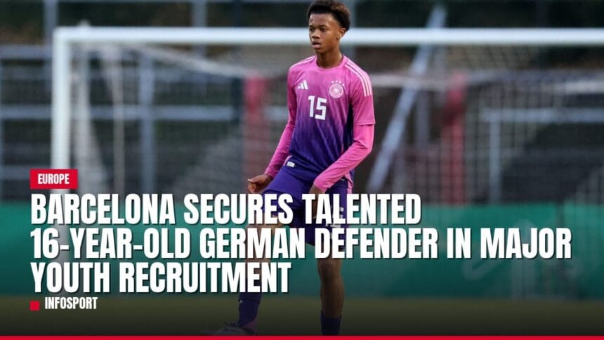barcelona secures talented 16 year old german defender in major youth recruitment — news card