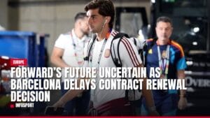 forward’s future uncertain as barcelona delays contract renewal decision — news card