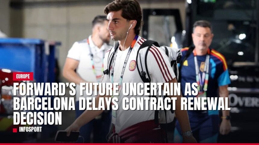 forward’s future uncertain as barcelona delays contract renewal decision — news card