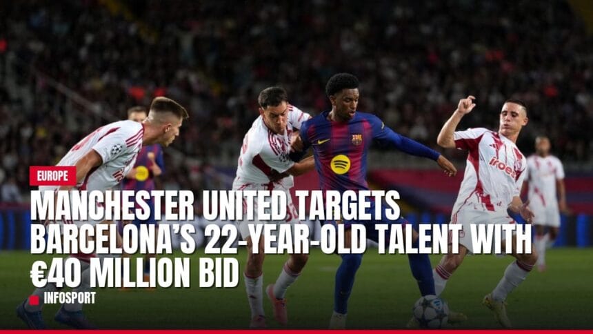 manchester united targets barcelona’s 22 year old talent with €40 million bid — news card