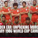 Morocco National Team 1986 World Cup football squad photo.