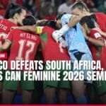 morocco defeats south africa, secures can féminine 2026 semifinal spot — news card