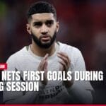 saibari nets first goals during bayern training session — news card