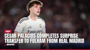 césar palacios completes surprise transfer to fulham from real madrid — news card