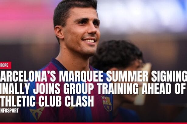 barcelona’s marquee summer signing finally joins group training ahead of athletic club clash — news card