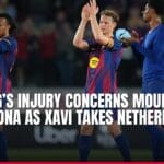 de jong’s injury concerns mount for barcelona as xavi takes netherlands role — news card